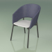 3d model Comfort chair 022 (Metal Smoke, Blue, Polyurethane Resin Gray) - preview