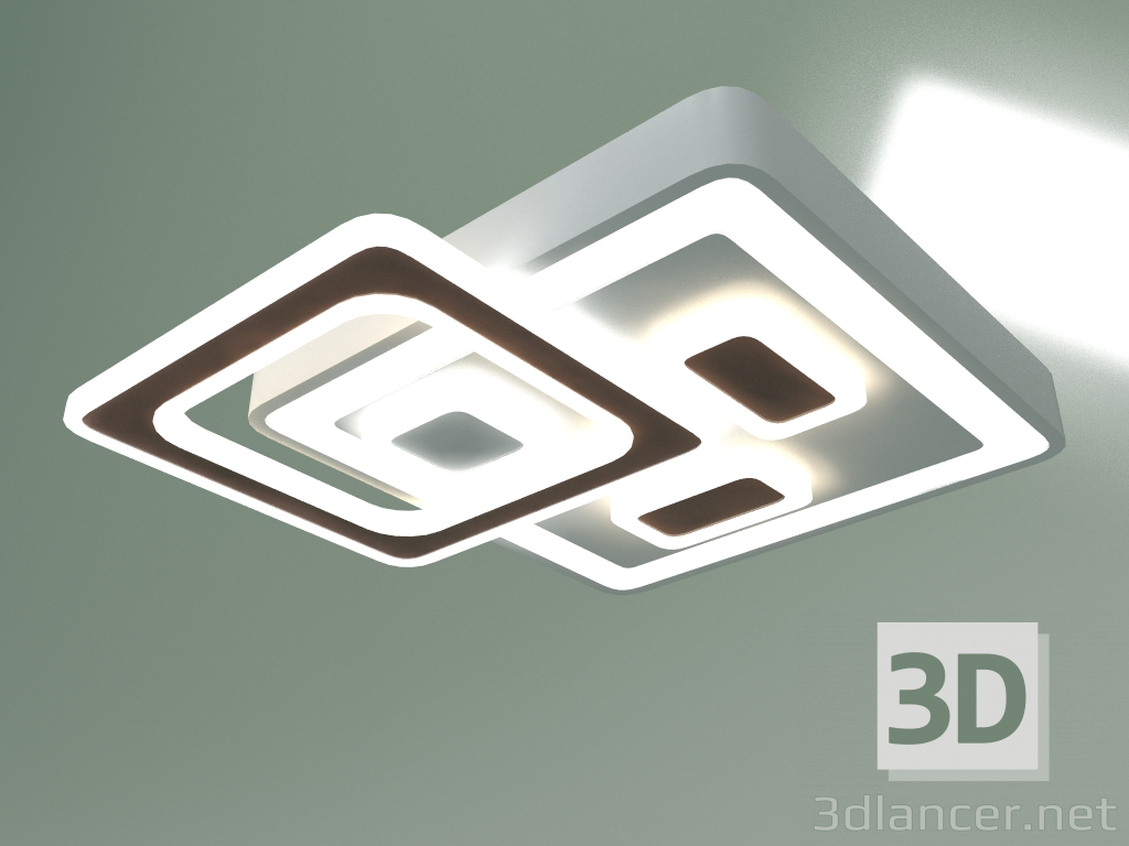 3d model Plafón LED 90156-1 (blanco) - vista previa