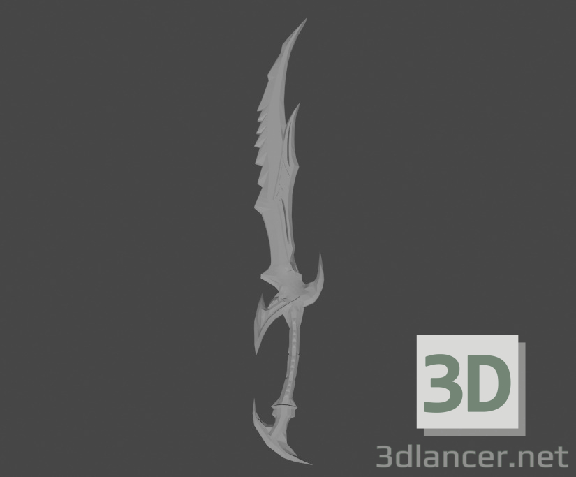 Skyrim Daedric Sword 3D-Modell kaufen - Rendern