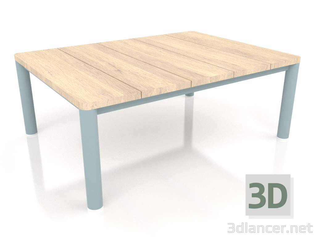 3d модель Стіл журнальний 70×94 (Blue grey, Iroko wood) – превью