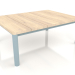 Modelo 3d Mesa de centro 70×94 (cinza azul, madeira Iroko) - preview