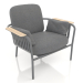 3d model Armchair (Anthracite) - preview