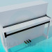 3d model Piano blanco - vista previa