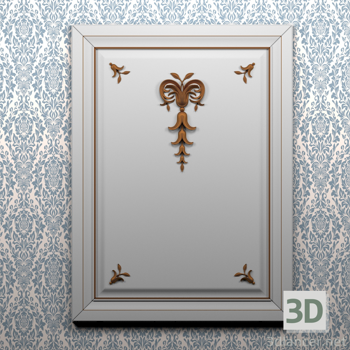 3d model Central decor - preview