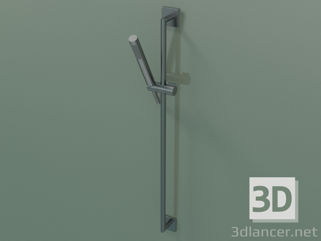 3d model Shower bar with shower hose, slide and hand shower (26 402 980-99) - preview