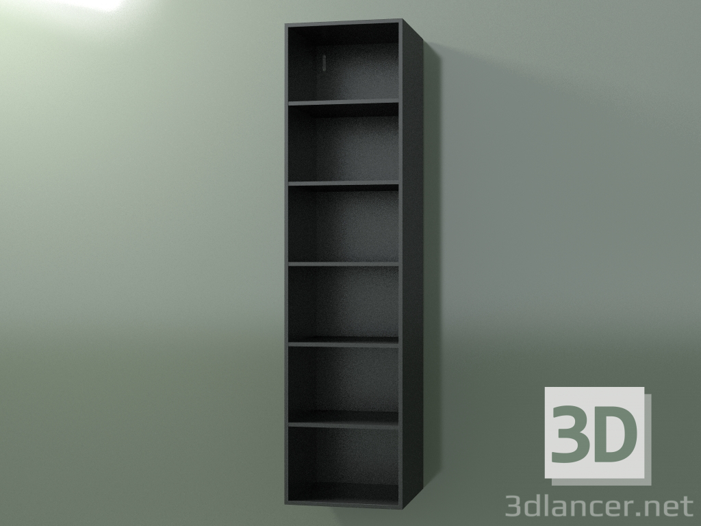 3D Modell Hochschrank (8DUBED01, Deep Nocturne C38, L 36, P 36, H 144 cm) - Vorschau