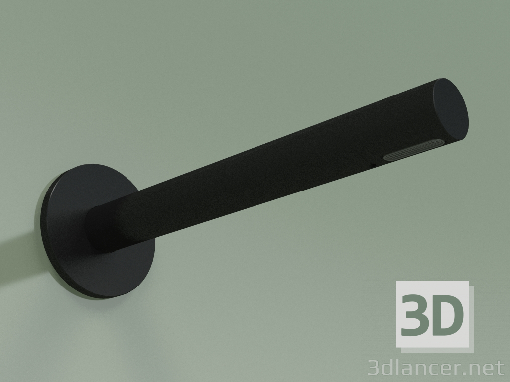 modello 3D Bocca di erogazione a parete dritta Lmax 190mm (BC018, NO) - anteprima