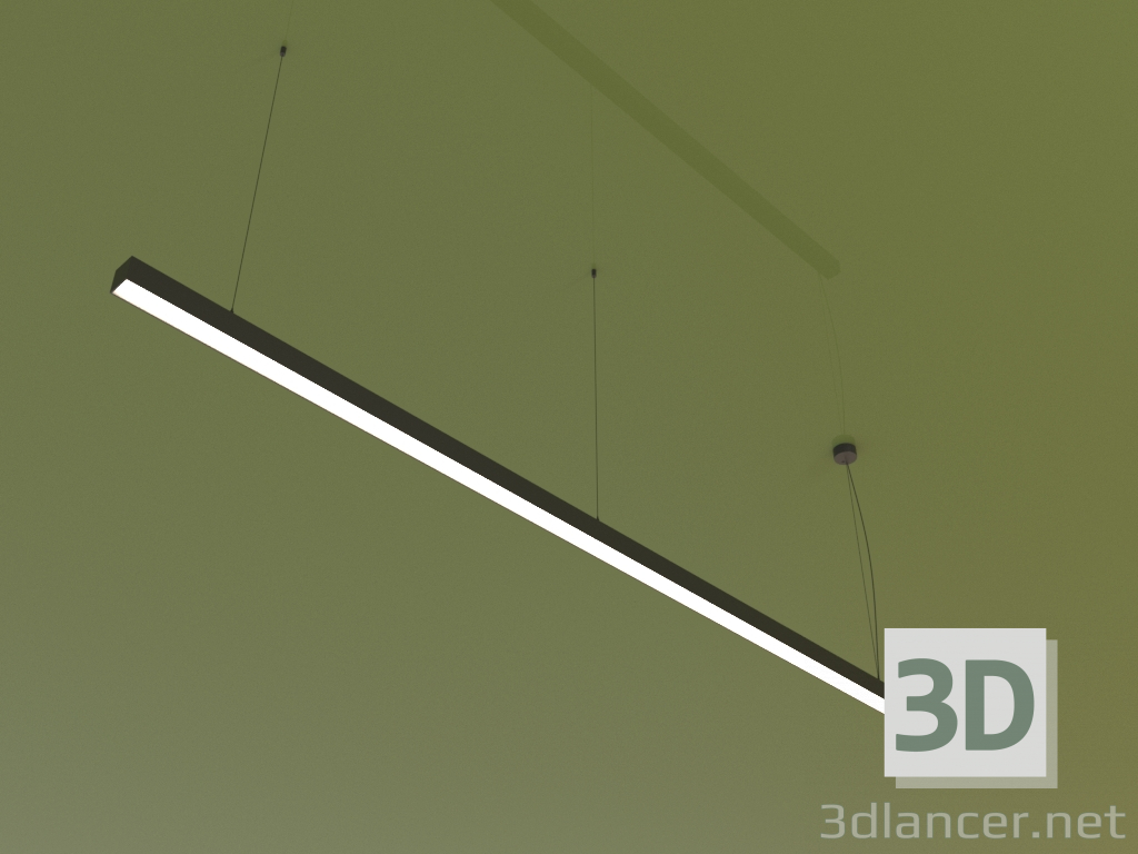 3D Modell Beleuchtungskörper LINEAR P5050 (2250 mm) - Vorschau