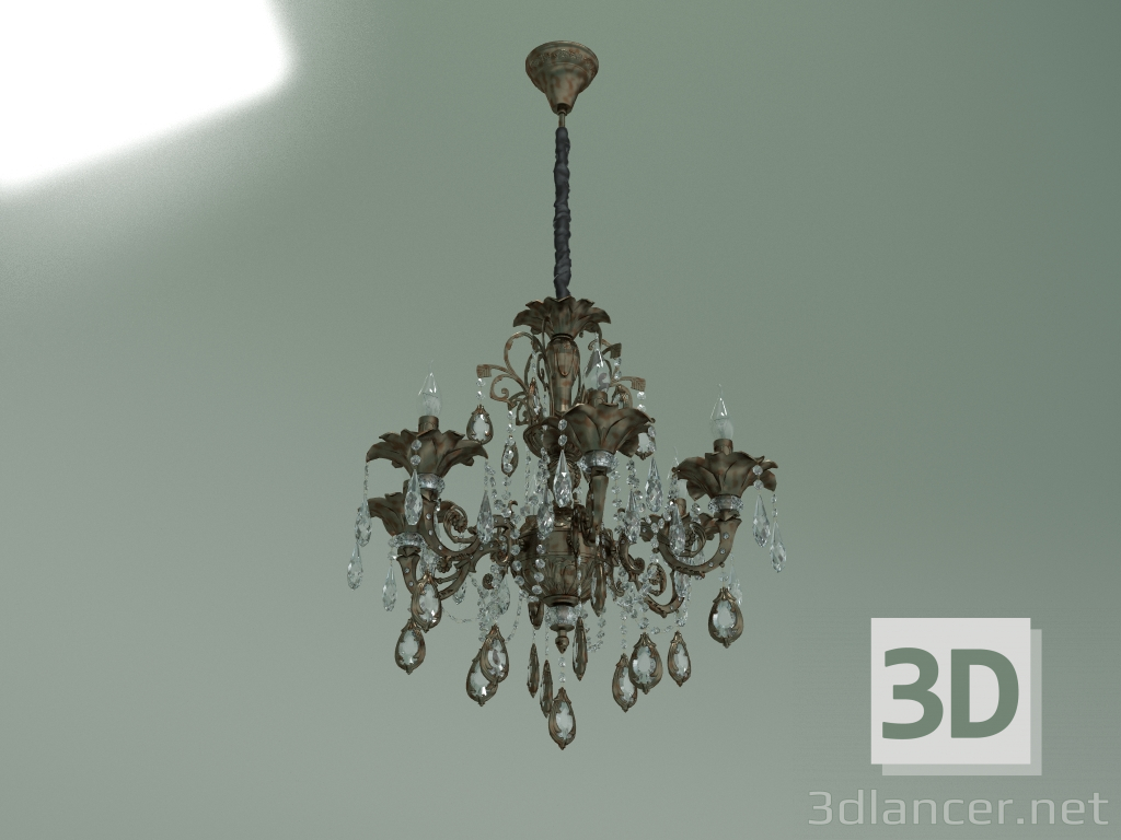 modello 3D Lampadario a sospensione 271-6 (Strotskis) - anteprima