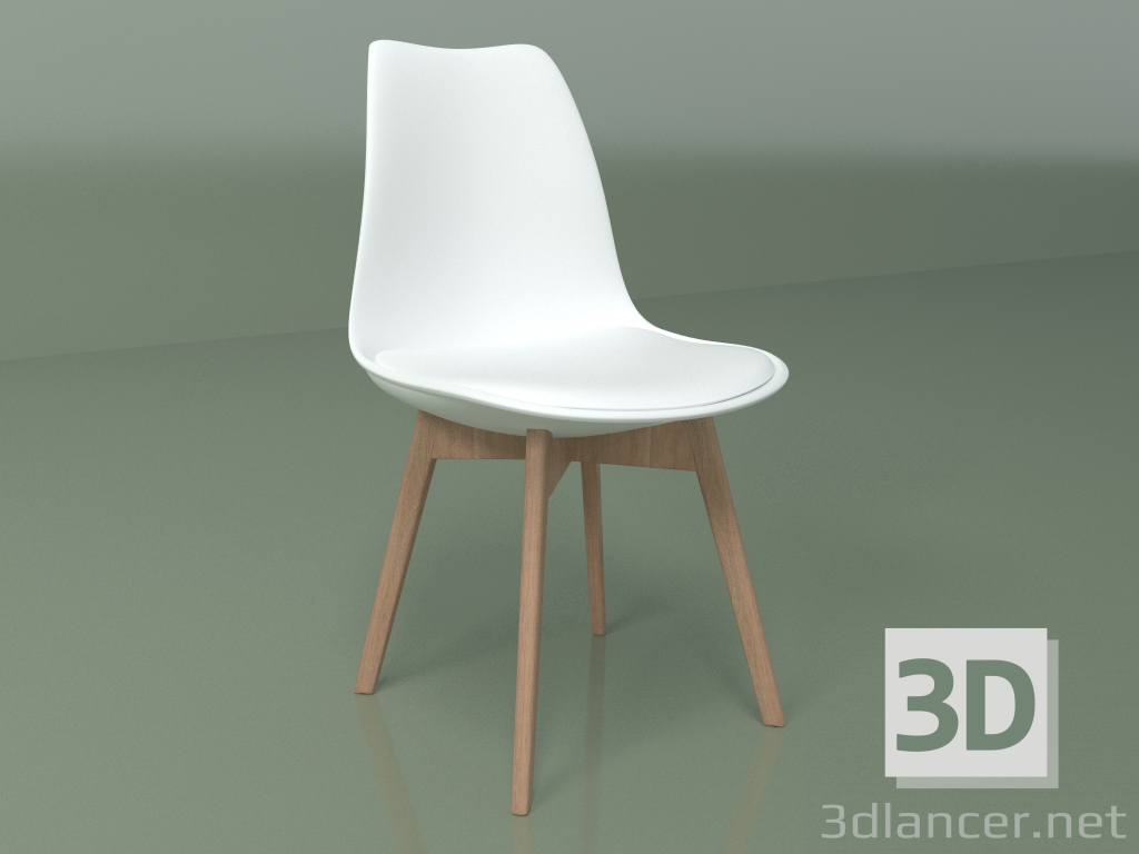 3d model Silla Sephi (blanca) - vista previa