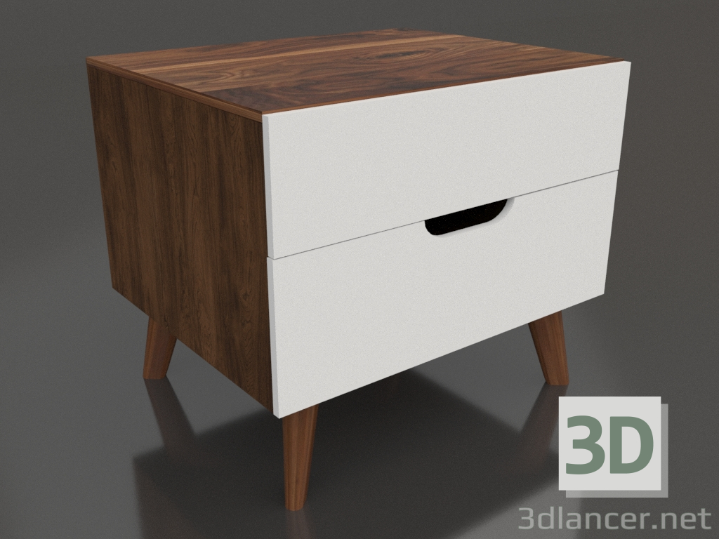 modèle 3D Table de chevet Karen - preview