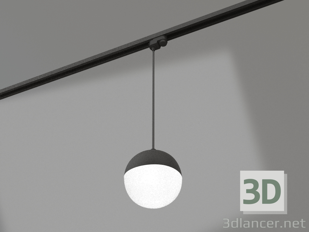 3D modeli Lamba LGD-EMISFERO-TRACK-HANG-2TR-R150-11W Day4000 (BK, 170°, 230V) - önizleme