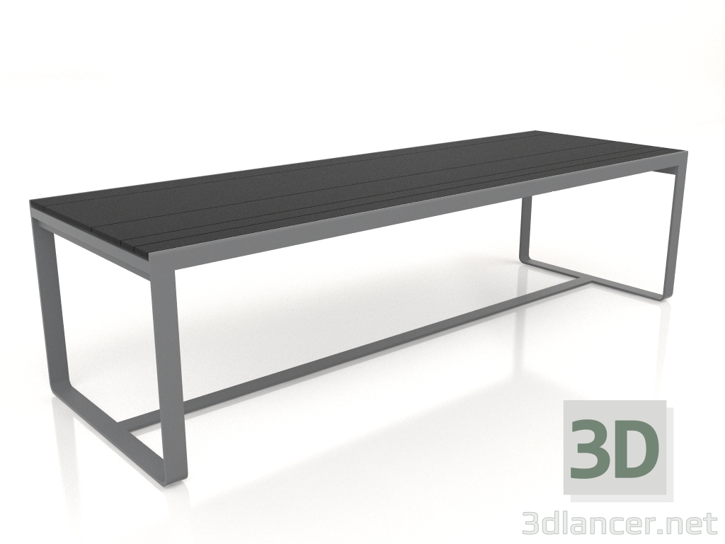 3d model Mesa de comedor 270 (DEKTON Domoos, Antracita) - vista previa