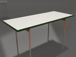 Table à manger (Vert bouteille, DEKTON Sirocco)