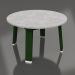 modèle 3D Table d'appoint ronde (Vert bouteille, DEKTON) - preview