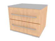 Bedside table with 2 drawers NM224_20-25