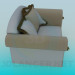 3D Modell Sessel - Vorschau