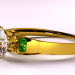 El anillo de oro 3D modelo Compro - render