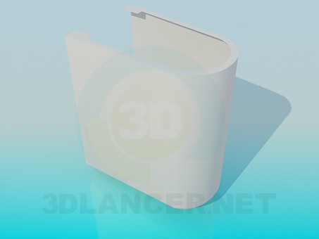 3D modeli Ayak altında bide - önizleme