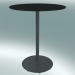 3d model Table BON (9380-01 (⌀ 60cm), H 74cm, HPL black, cast iron gray aluminum) - preview