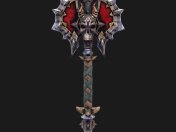 3D модель Fantasy Axe 2