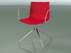 Silla 0368 (giratoria, con reposabrazos, LU1, polipropileno PO00104)