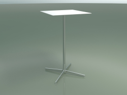 Mesa cuadrada 5558 (H 103.5 - 59x59 cm, blanco, LU1)