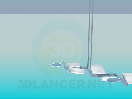 Modelo 3d Conjunto de iluminação - preview