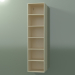 3d model Armario alto de pared (8DUBED01, Bone C39, L 36, P 36, H 144 cm) - vista previa