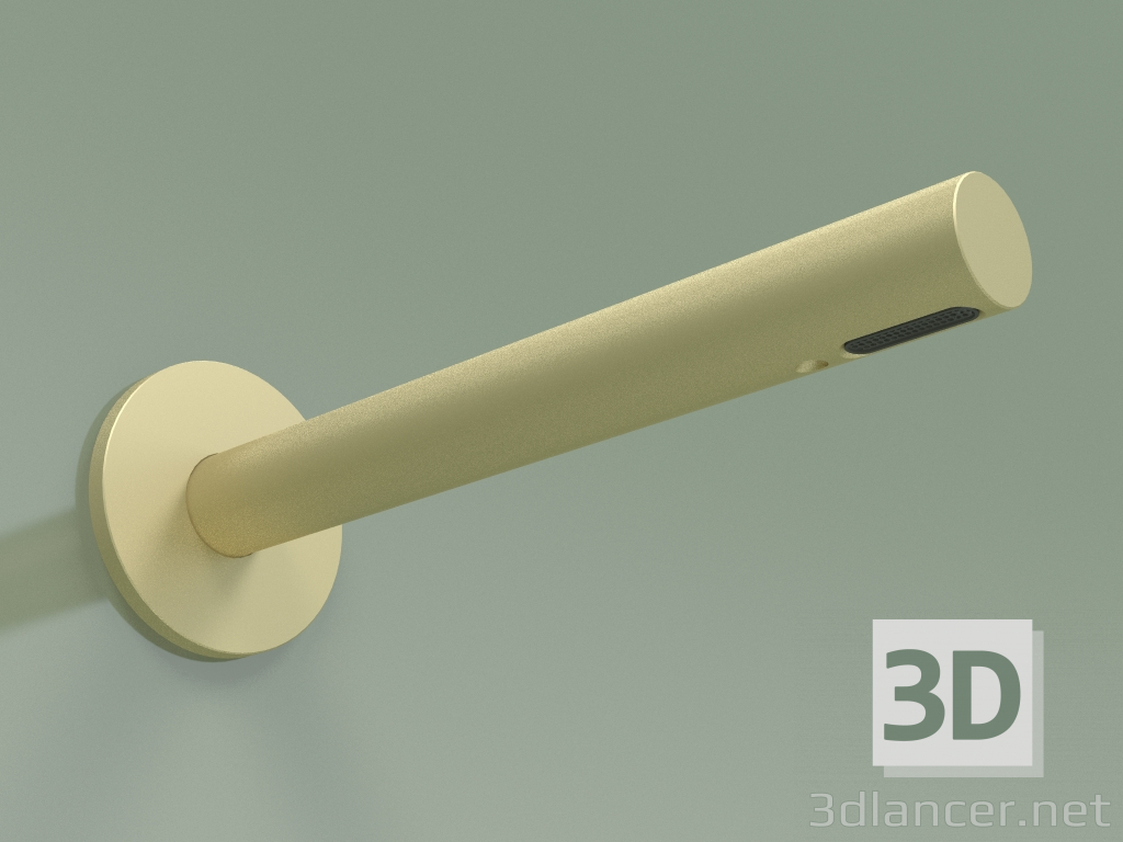 3D modeli Duvara monte düz çıkış ucu Lmax 190 mm (BC018, OC) - önizleme