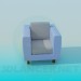 3d model Sillón - vista previa