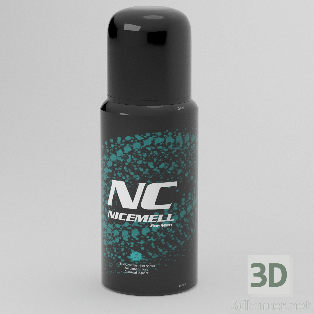 3d model Deodorant - preview