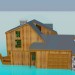 3D Modell Holzhaus - Vorschau