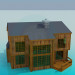 3d model Wooden house - preview