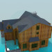 3d model Wooden house - preview