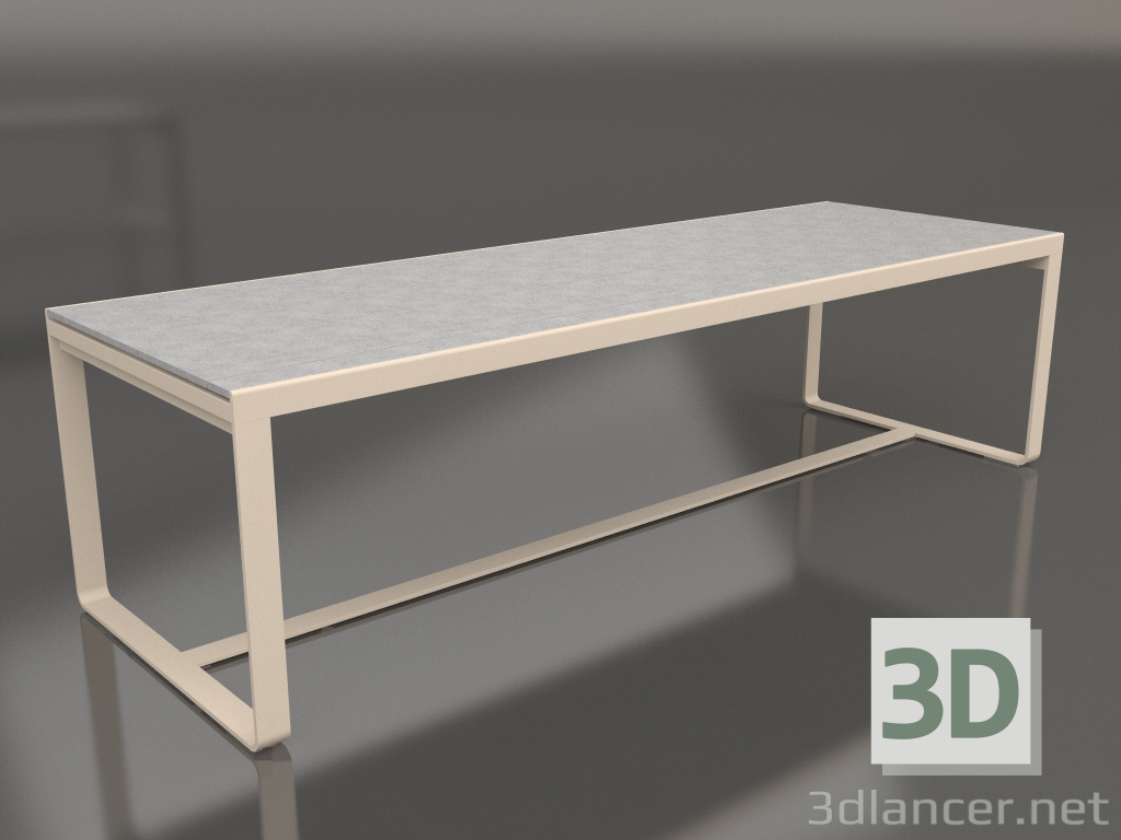 3d model Mesa de comedor 270 (DEKTON Kreta, Arena) - vista previa