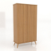 3d model Cabinet 4 1000x450x1800 mm (natural oak) - preview