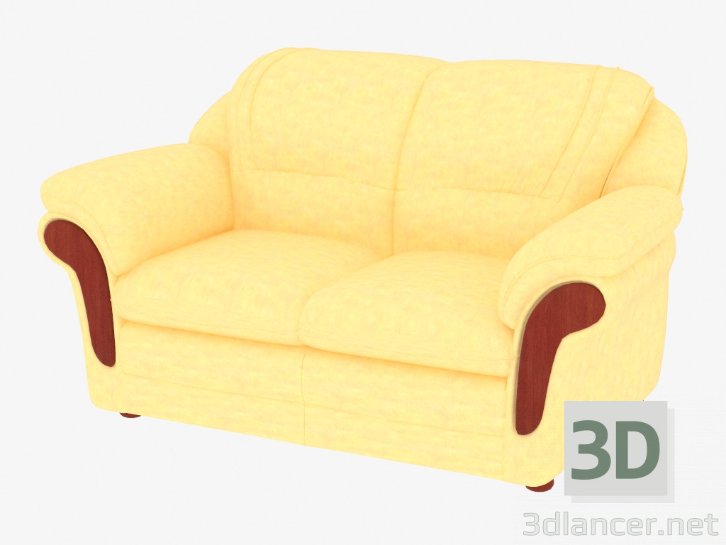 3D Modell Ledersofa (dx2) - Vorschau