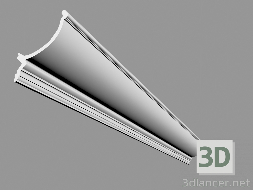 3d model Cornice (and for concealed illumination) C900 (200 x 17.1 x 14.6 cm) - preview