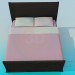 modello 3D Letto matrimoniale - anteprima