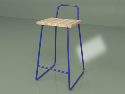 Tabouret de bar (bleu)