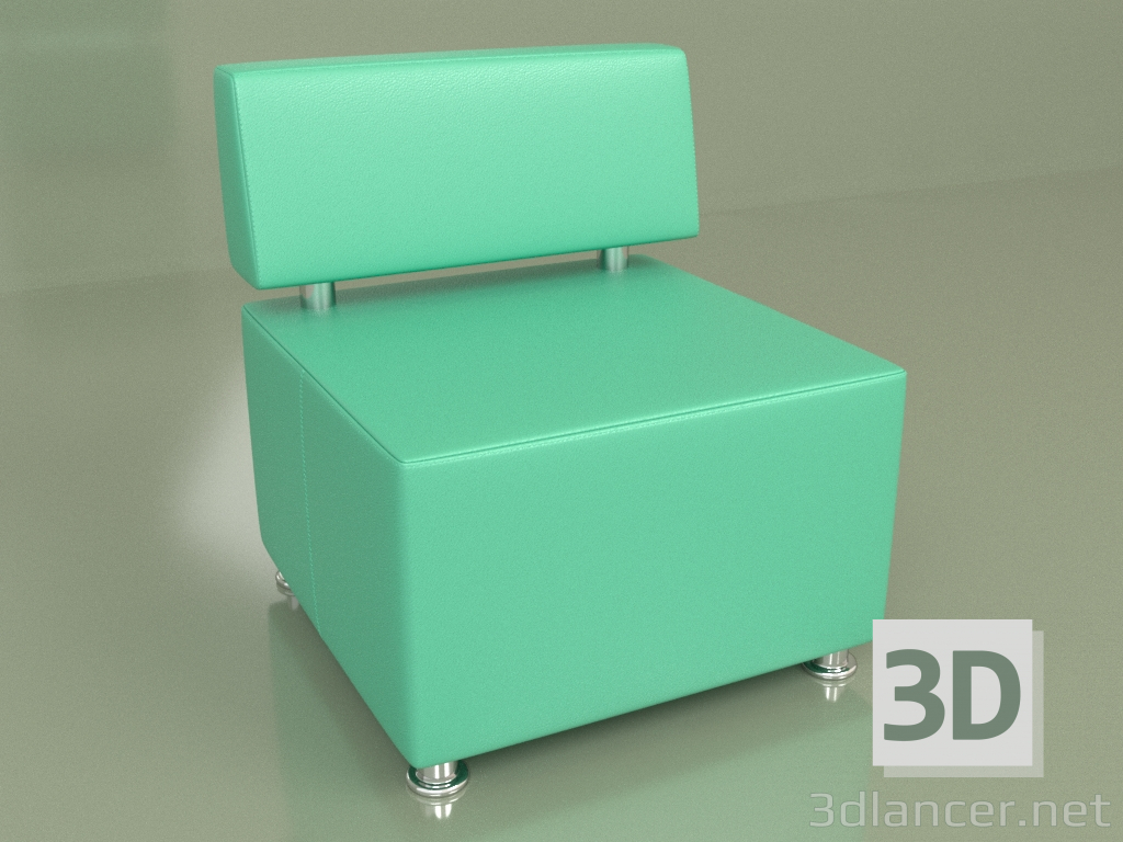 3d model Sección Malta (cuero verde) - vista previa