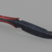 3d feather knife model buy - render