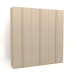 3D Modell Garderobe MW 01 Lack (2700x600x2800, beige) - Vorschau