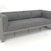 3D Modell 3-Sitzer-Sofa (Quarzgrau) - Vorschau