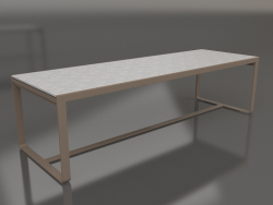 Mesa de comedor 270 (DEKTON Kreta, Bronce)