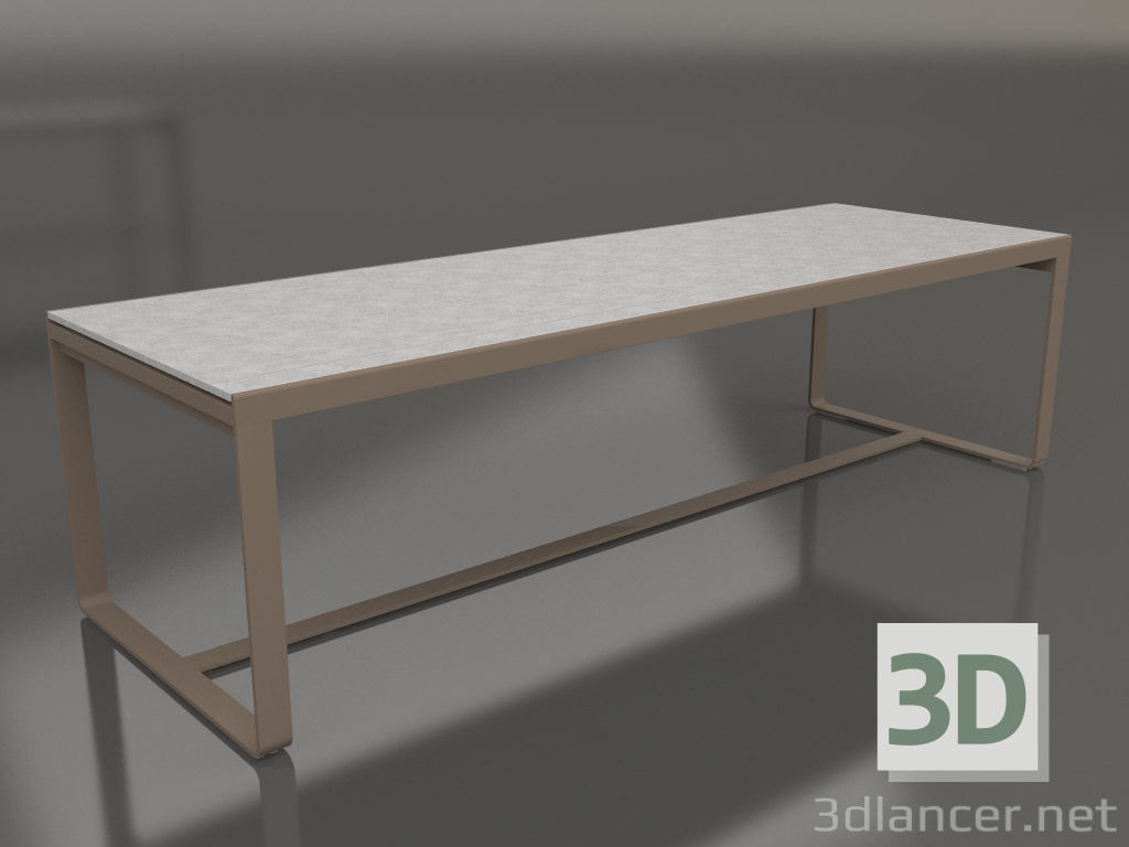 3D Modell Esstisch 270 (DEKTON Kreta, Bronze) - Vorschau