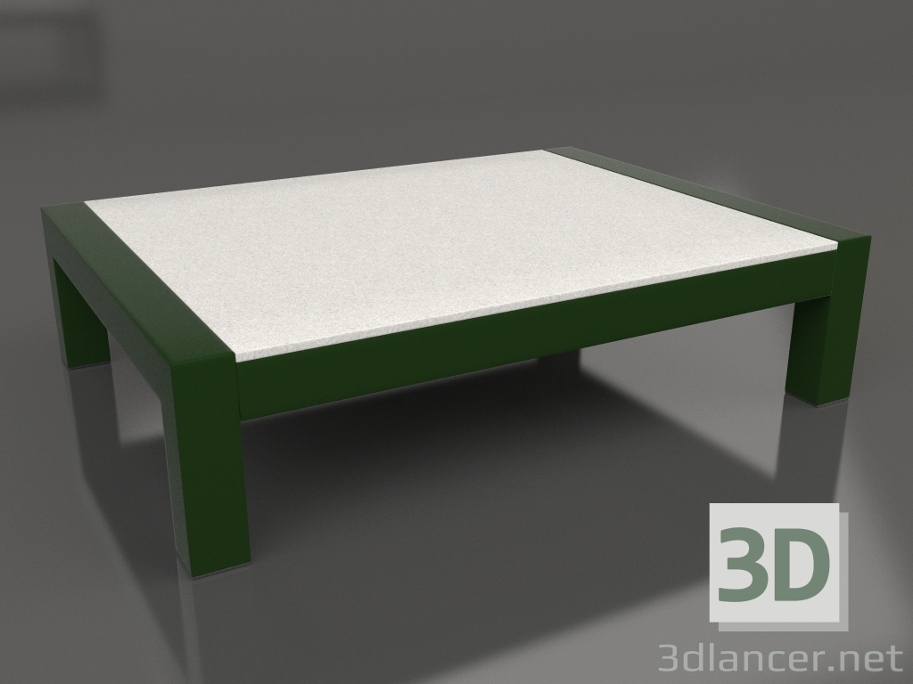 3D Modell Couchtisch (Flaschengrün, DEKTON Sirocco) - Vorschau