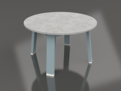 Mesa auxiliar redonda (Gris azul, DEKTON)