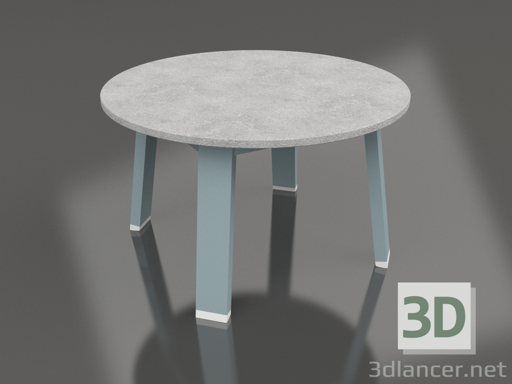 3D Modell Runder Beistelltisch (Blaugrau, DEKTON) - Vorschau